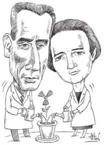 Фредерик и Ирен Жолио-Кюри