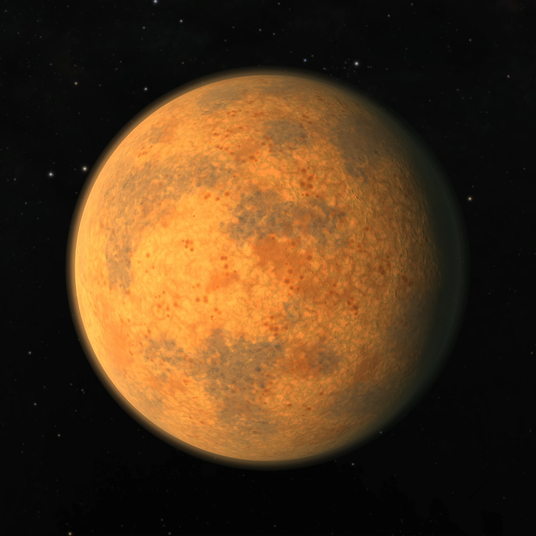 TRAPPIST-1c. Фантазия художника. NASA/JPL-Caltech