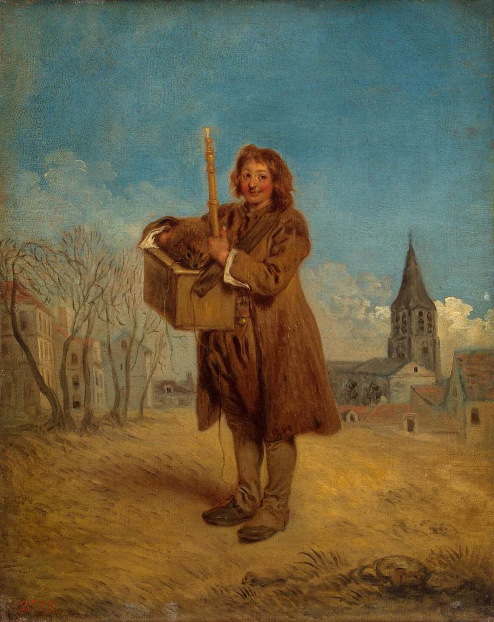 Антуан Ватто. Савояр с сурком. 1716 год