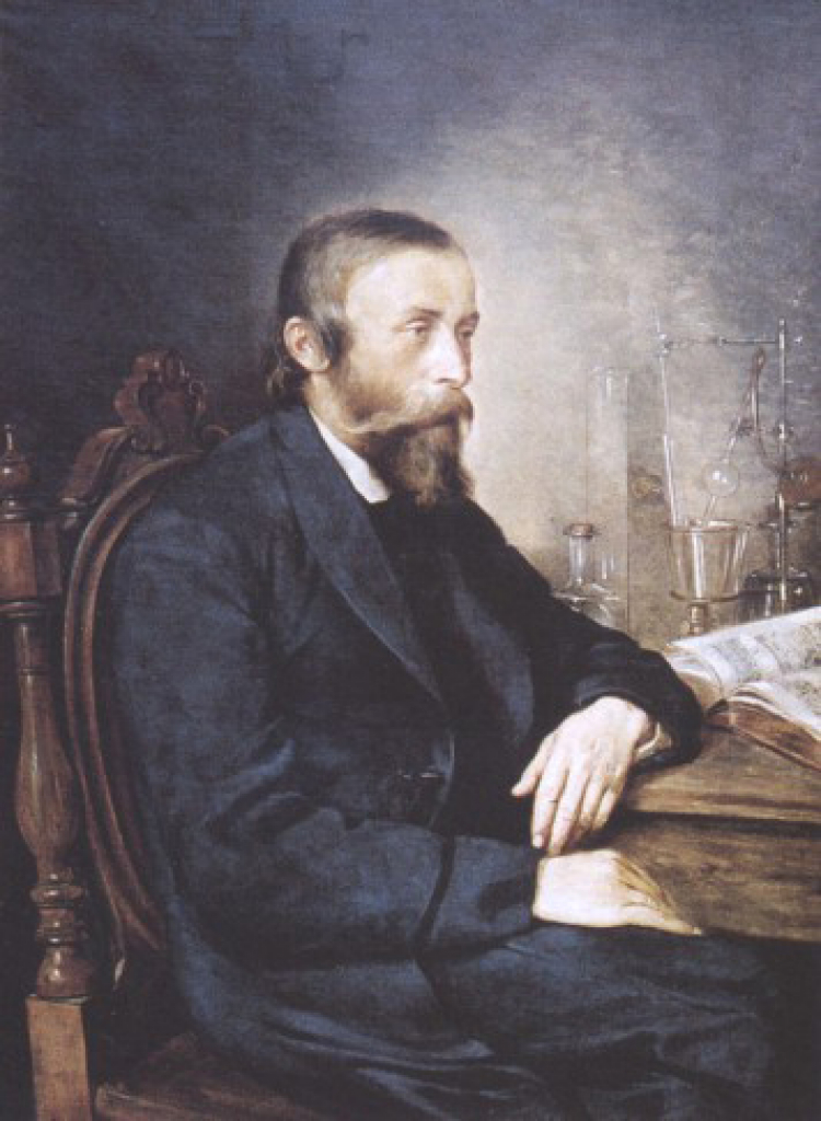 Портрет Игнация Лукасевича работы Анджея Грабовского. 1884 год