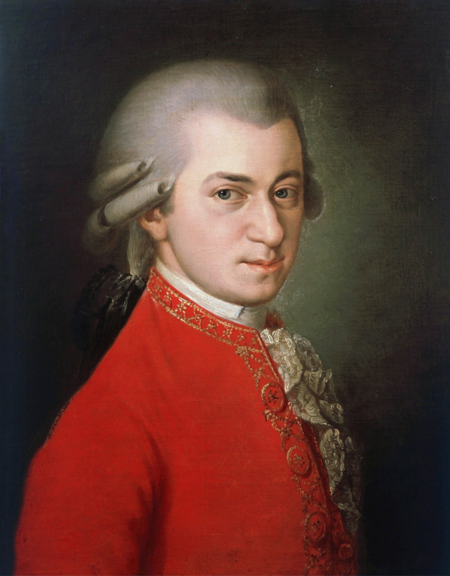 Посмертный портрет Вольфганга Амадея Моцарта кисти Барбары Краффт. 1819 год
