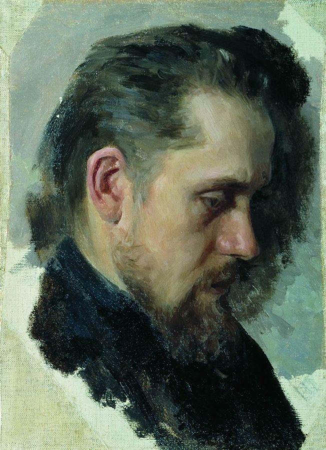 Портрет Николая Помяловского кисти Н. Неврева. 1860 год