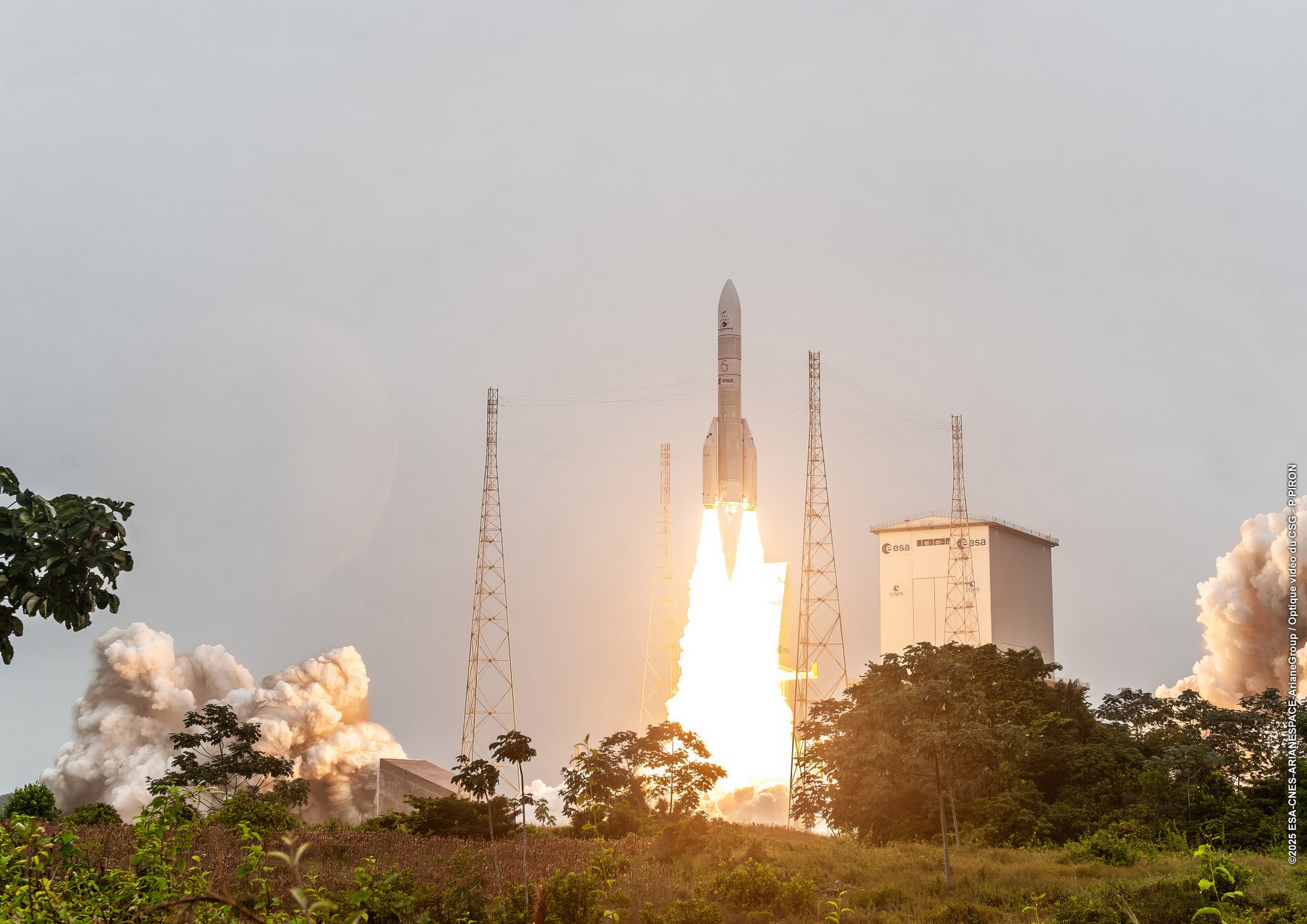 Старт Ariane 6. Изображение ESA-CNES- ARIANSPACE