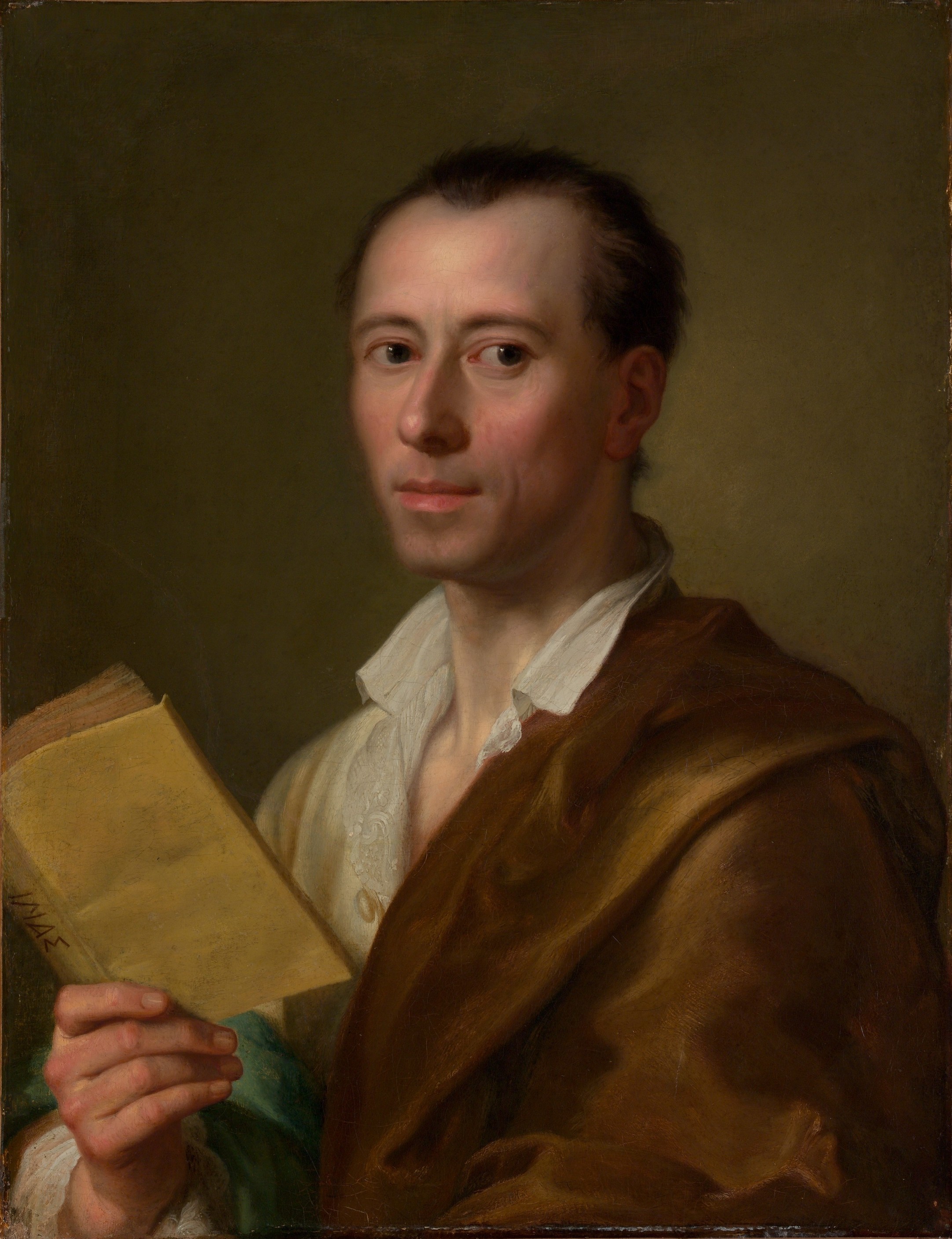 Иоганн Винкельман. Портрет работы Менгса (не ранее 1755 года)