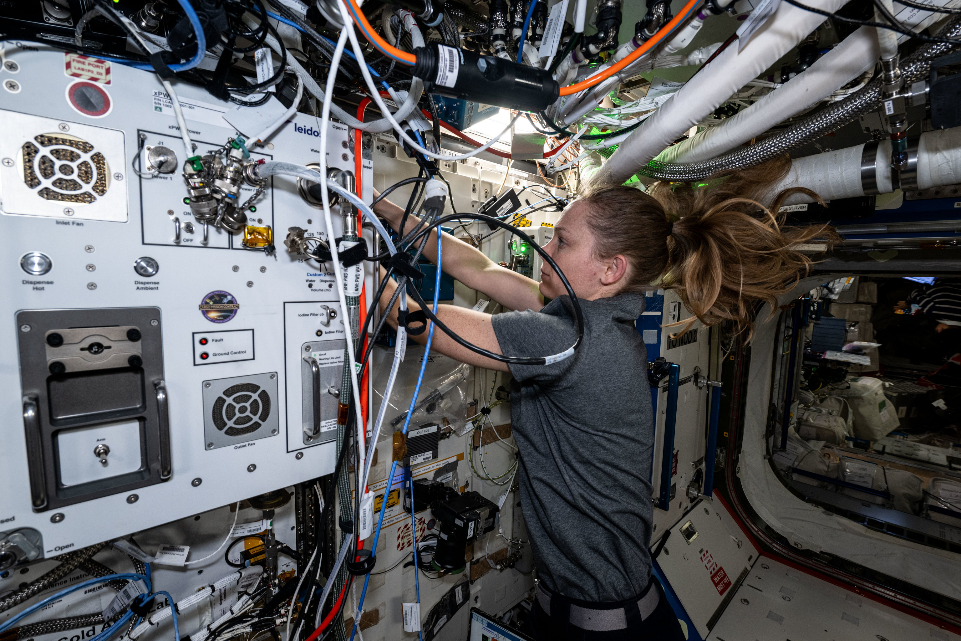 На борту МКС. Фото NASA