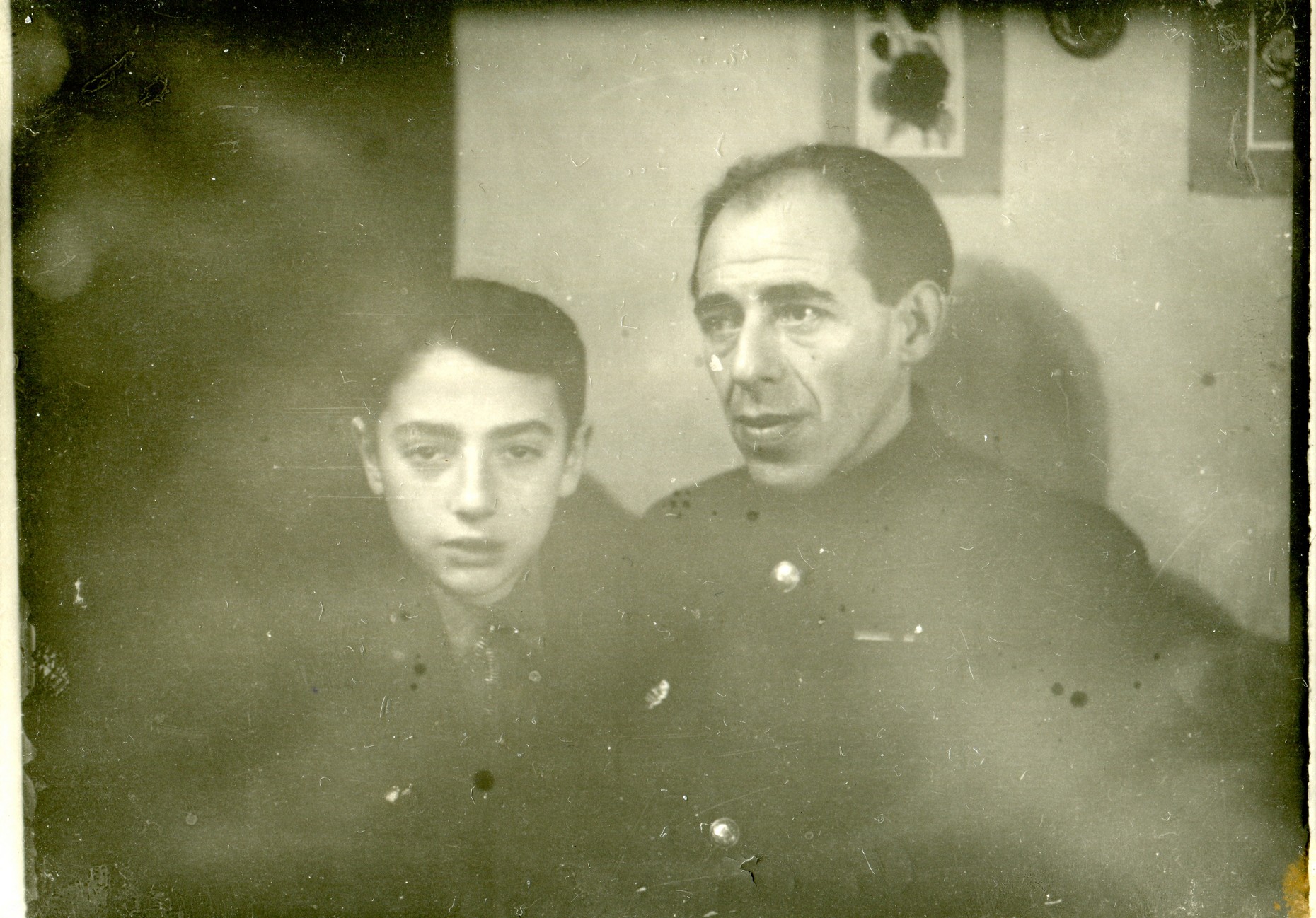 С отцом. Ленинград,1947 год