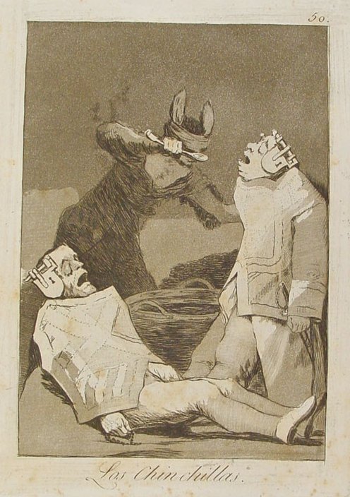 «Сурки». Офорт Франсиско Гойя, 1799 год