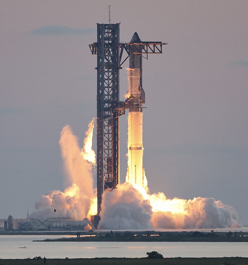 Тестовый полет Starship IFT-5. 13 октября 2024 года. Фото Steve Jurvetson