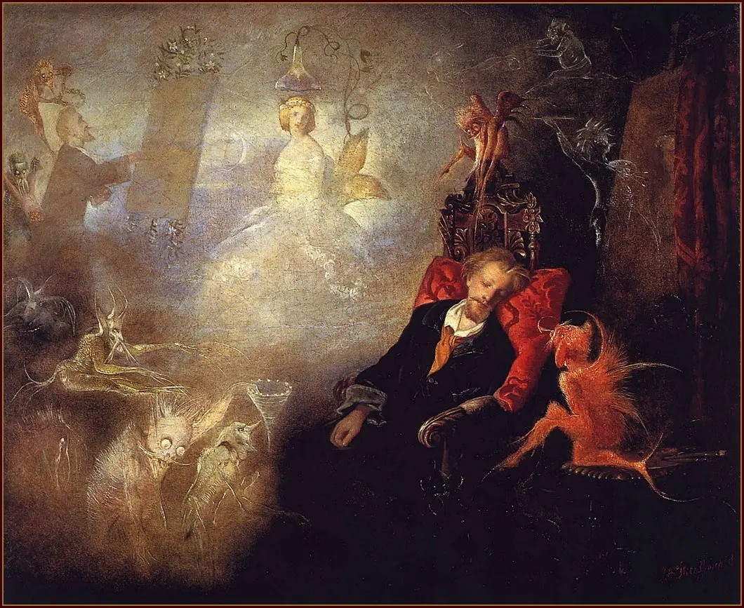 Джон Анстер Фицджеральд. Сон художника. 1860 год