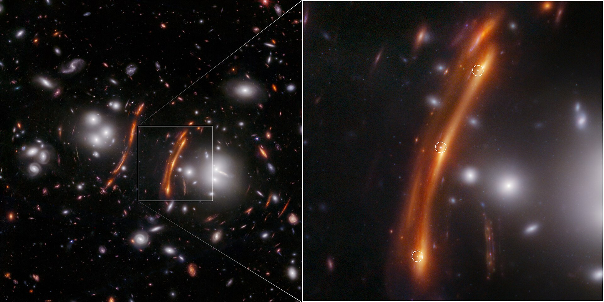 Сверхновая SN H0pe и ее наблюдения. NASA, ESA, CSA, STScI, B. Frye et. al.