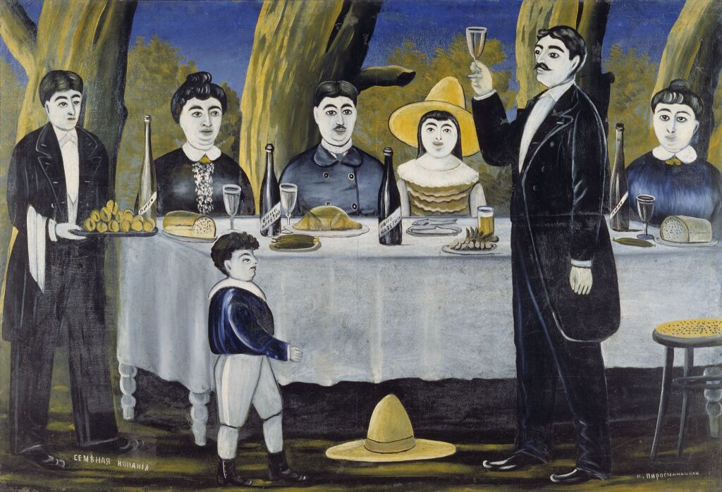 Нико Пиросмани. Семейная компания. 1909 год