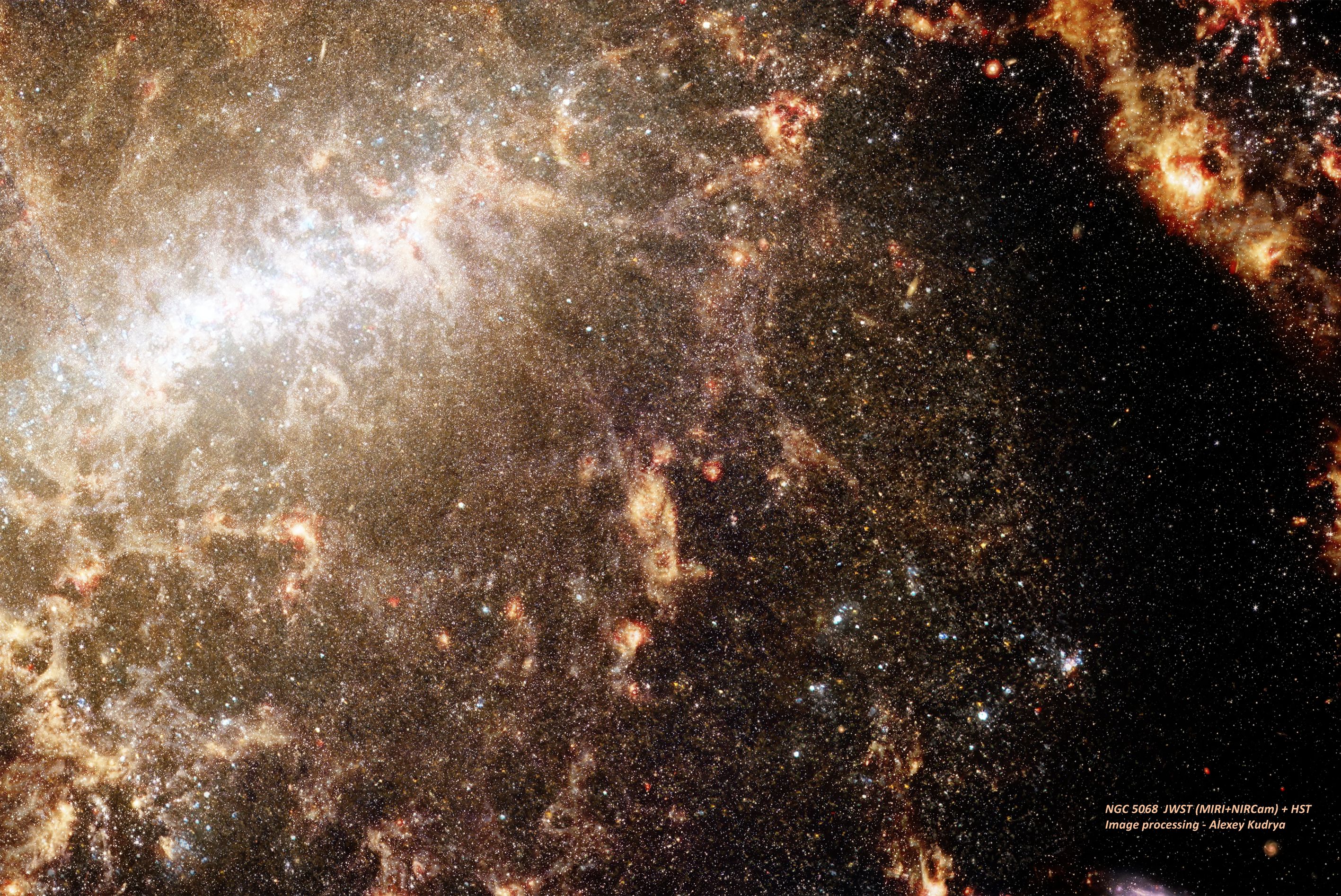 NGC 5068. Обработка: Алексей Кудря
